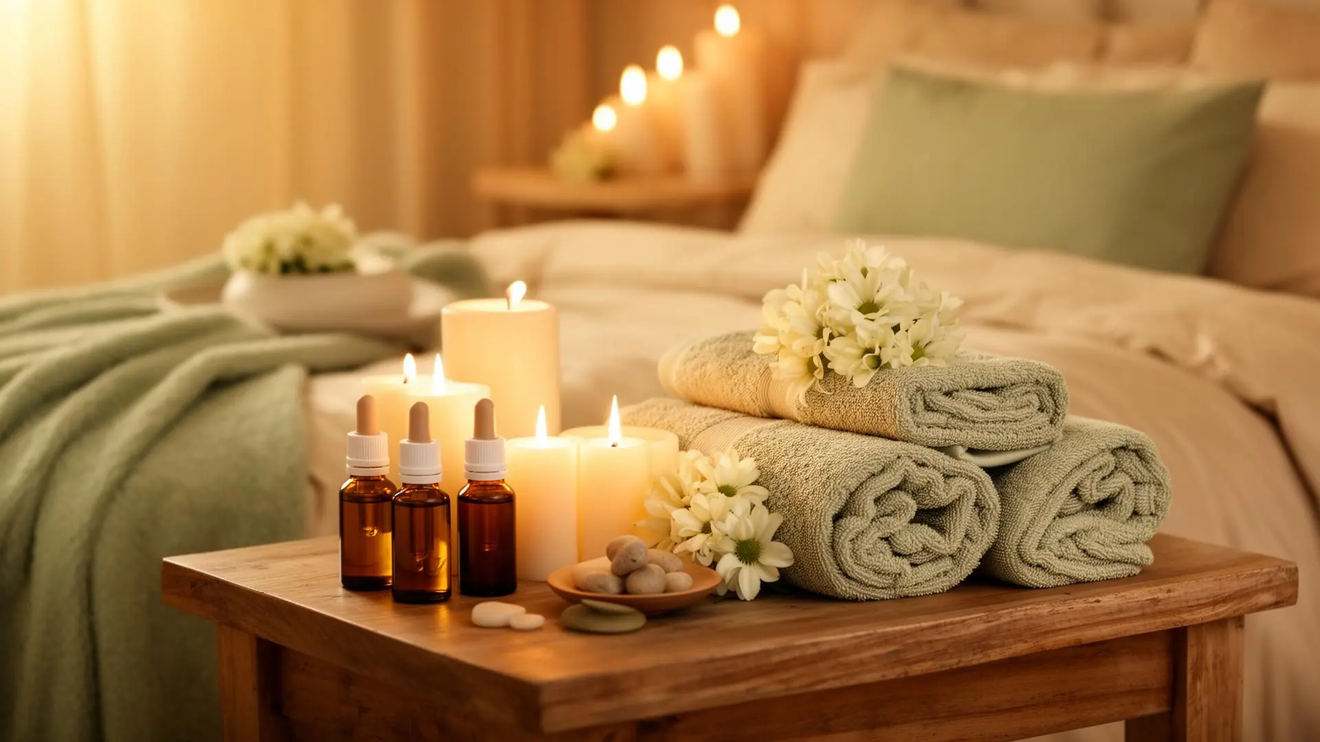 Wellness Atmosphäre zuhause